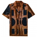 Men's 50s Retro Style Casual Cotton Blouse Fifties Bowling Shirt N14784