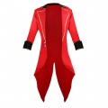 Burlesque Men's Red Ringmaster Tailcoat Jacket N14550
