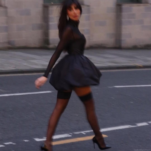 Women's Elegant Mesh See-through Long Sleeve Mini Dress Slim Fit High Waist Bubble Hem Satin Patchwork Party Evening Sexy Black Short Dress