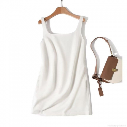 Women's Sleeveless Square Neck Mini Dress Sexy Backless A-Line Polyester Linen Blend Elegant Plain Color Dress For Summer Vacation Holiday Casual Ladies