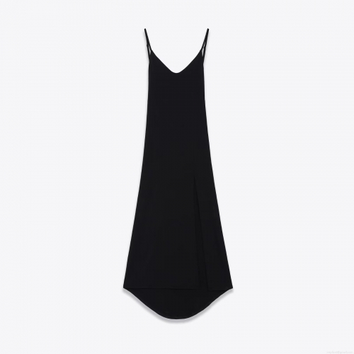 Women Sexy V Neck Camisole Maxi Dress Solid Color Side Split Sleeveless Slim Fit Bodycon Summer Party Clubwear Evening Long Dress