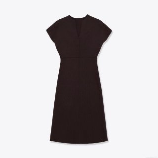 Women's Sexy V-Neck Sleeveless Knit Midi Dress Elegant Solid Color Bodycon Slim Fit Ribbed Tank Dress For Party Club Socialite Style