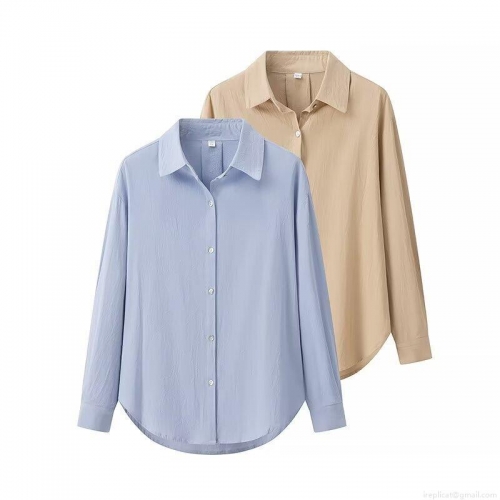 Women's Casual Long Sleeve Blouse Polyester Cotton Linen Texture Button Down Shirt For Holiday Streetwear Spring Autumn Solid Color Loose Lapel Tops