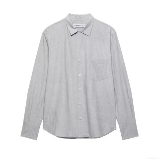 Women's Casual Long Sleeve Solid Color Shirt With Pocket Lapel Collar Single Breasted Polyester Blouse For Daily Commute Spring Autumn