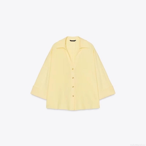 Women's Casual Linen Blend Shirt Vertical Striped Solid Color Button Down Blouse Oversized Lightweight Long Sleeve Streetwear Top For Lady