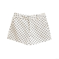 Women's High Waisted Polka Dot Shorts Retro Sweet Style Cotton Polyester Blend Summer Casual Beach Short Pants With Pockets For Women