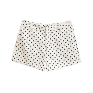 Women's High Waisted Polka Dot Shorts Retro Sweet Style Cotton Polyester Blend Summer Casual Beach Short Pants With Pockets For Women