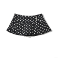 Women High Waist Polka Dot Pleated Mini Skirt Sexy A-Line Short Skirt With Side Buttons 100% Polyester Streetwear Party Beach Ladies Fashion Skirts