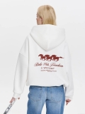 Women's 100% Cotton Oversized Hooded Sweatshirt Back Wild Spirit Horse Graphic Print Warm Long Sleeve Pullover Hoodie Boyfriend Streetwear Top