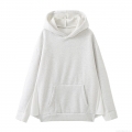 Women's Casual Polyester Color Block Hoodie Long Sleeve Stitching Pullover Sweatshirt With Kangaroo Pocket Hooded Top For Daily Streetwear