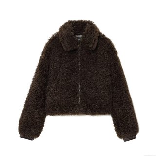 Women's Fashion Sherpa Fleece Jacket Thick Warm Solid Color Lapel Zipper Up Baseball Outerwear Streetwear Casual Long Sleeve Coat for Women Autumn Winter