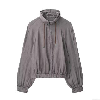 Women's Casual Flight Jacket Lightweight Polyester Spandex Nylon Blend Outerwear Windproof Stand Collar Zip Up Coat For Daily Outdoor Fashion