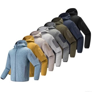 Women's Hooded Fleece Jacket Casual Warm Zip Up Sports Coat With Sleeve Pocket Winter Outdoor Polyester Spandex Solid Color Outwear For Ladies