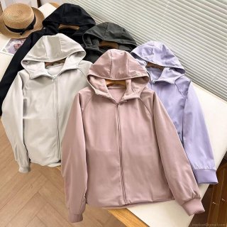 Women's Reversible Windproof Polar Fleece Hooded Jacket Winter Casual Loose Fit Warm Zipper Outerwear Coat For Women