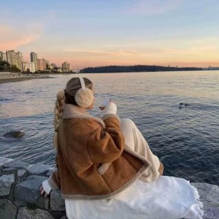 Women Vintage Faux Suede Lamb Wool Jacket Winter Thick Warm Sherpa Trimmed Locomotive Style Loose Fit Coat Outwear