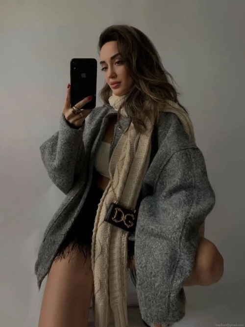 Women's Loose Streetwear Jacket Standing Collar Concealed Placket 100% Polyester Textured Fabric Casual Daily Street Y2K Minimalist Oversized Outerwear Coat For Women