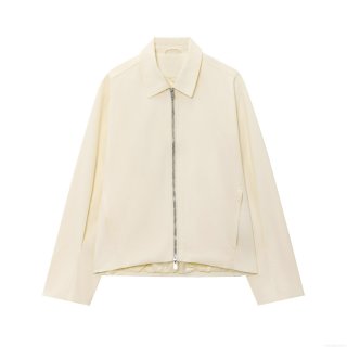 Women's Fashion Casual Zipper Bomber Jacket Long Sleeve Turn-down Collar Solid Color Polyester Cropped Outerwear For Daily Wear