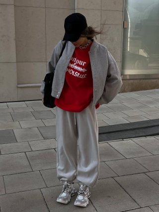 Women's French Niche Solid Grey Baseball Jacket Casual Cotton Linen Blend Zipper Bomber Jacket Streetwear Cropped Long Sleeve Outerwear Top For Women Autumn Fashion