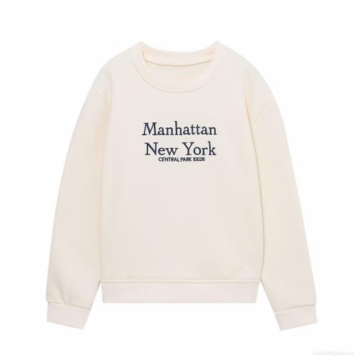 Women's Casual Fleece Lined Sweatshirt And Joggers Set Manhattan Letter Embroidery Round Neck Long Sleeve Pullover Top And Elastic Waist Drawstring Sweatpants Two Piece Tracksuit Streetwear Outfit