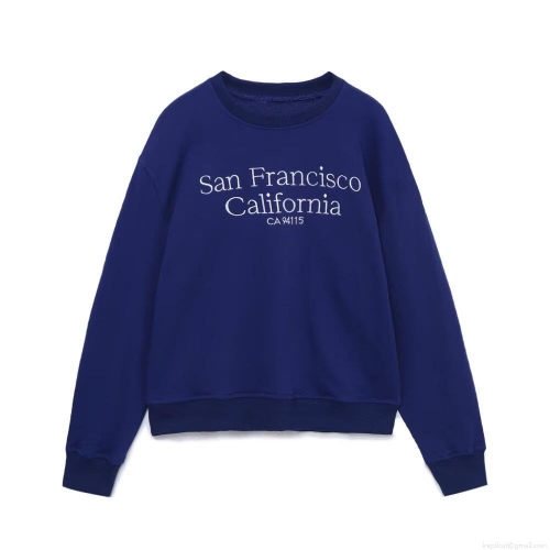 Women Fashion Letter Embroidery Long Sleeve Sweatshirt And Joggers Pants Set Polyester Blend Casual Streetwear Two Piece Outfits Daily Sports Wear