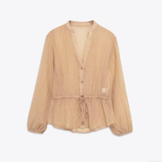 Women's Elegant Pleated Shirt and Wide Leg Pants 2 Piece Set Lightweight Polyester V Neck Button Down Top High Waist Drawstring Trousers Casual Holiday Streetwear Outfits For Women