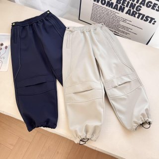 Women's Winter Fleece Lined Softshell Pants Adjustable Hem Thermal Outdoor Casual Drawstring Straight Leg Trousers For Cold Weather