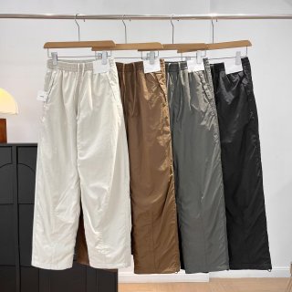 Women's Winter Warm Fleece Lined Wide Leg Pants Casual Drawstring Elastic Waist Straight Trousers Solid Color Comfort Loose Bottoms for Women