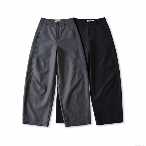 Women's High Waist Wide Leg Suit Pants Loose Fit Woven Polyester Blend Straight Trousers For Office Casual Daily Wear Fashion Chic Streetwear