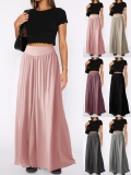 Women's High Waist Wide Leg Pants Flowy Palazzo Trousers Casual Loose Fit Long Yoga Dance Pants with Pockets Drape Fabric Culottes