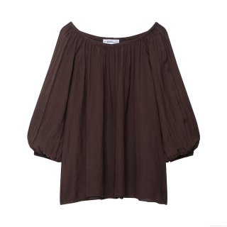 Women's Two Piece Set Pleated Polyester Off Shoulder Long Sleeve Lantern Sleeve Top And Elastic Waist Shorts Casual Streetwear Outfit Set