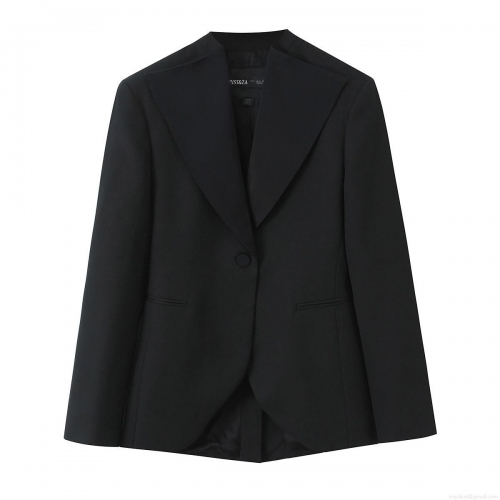 Women's Slim Fit Blazer And Trousers Set Polyester Solid Color Office Business Casual Two Piece Outfits For Women Professional Suit Set