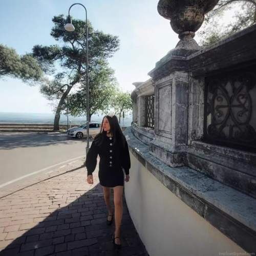 Women's Elegant Knitted Skirt Set Two Piece Outfits Long Sleeve Cardigan With Flower Buttons And Bodycon Mini Skirt For Casual Party Vacation Autumn Winter