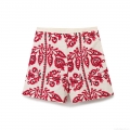 Women's High Waisted Bohemian Ethnic Embroidery Shorts Cotton Polyester Blend Woven Casual Hot Pants for Summer Vacation Travel