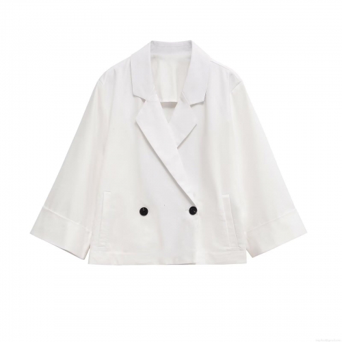 Women's Casual Blazer Jacket and Belted Shorts Two Piece Set Solid Color British Style Office Workwear Summer Short Suit Outfits Modern Professional 2 Piece Set