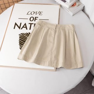 Women's High Waisted A-Line Mini Skirt Casual Washed Denim Cotton Twill Short Skirt With Adjustable Metal Buckle For Daily Wear Fall Fashion