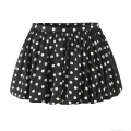 Women's Polka Dot Bubble Mini Skirt Polyester High Waist Pleated A-Line Short Skirt Sexy Streetwear Fashion Casual Bottoms
