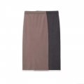 Women's Knit Midi Skirt Knitted Polyester Elastic Mid Waist Slim Fit Straight Pencil Skirt Solid Color Casual Streetwear Spring Autumn Bodycon Skirt