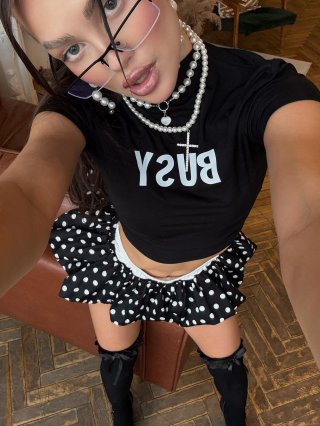 Women's Summer Polka Dot Mini Skirt High Waist Cotton Blend Bubble Puffy Skirt Y2K Streetwear Fashion A-Line Short Skirt