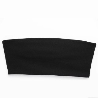 Women's Sexy Two Piece Set Strapless Tube Top And Cut Out High Waist Mini Skirt Cotton Blend High Elastic Bodycon Summer Streetwear Outfit For Party Clubwear Night Out Black