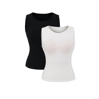 Women's Sexy Hollow Out Lace Patchwork Ribbed Tank Top Open Back Round Neck Sleeveless Slim Fit Summer Streetwear Shirt With Built-in Pads