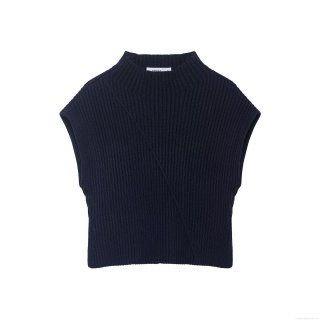 Women's Sexy Ribbed Knit Tank Top 100% Polyester Slim Fit High Neck Sleeveless Vest Solid Color Casual Party Streetwear Top For Women