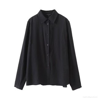 Women's Old Money Aesthetic Pleated Blouse Viscose Spandex Blend Long Sleeve Shirt For Office Casual Wear Elegant Commuter Top