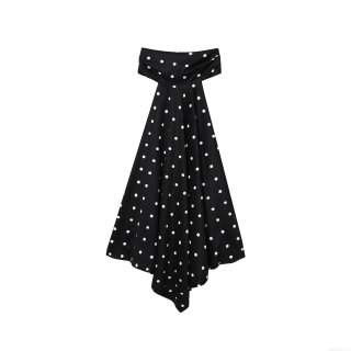 Women's Polka Dot Halter Top Sleeveless Backless Contrast Color Loose Polyester T-Shirt for Summer Street Style Party Date Casual Outwear