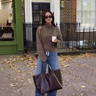 Women's Casual Knit Cardigan Jacket Fashion Fleece Lined Single Breasted Short Coat With Pockets Solid Color Soft Long Sleeve Outwear For Autumn Winter