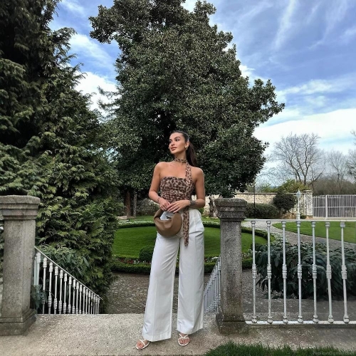 Sexy Leopard Print Halter Neck Tube Top For Women Ruched Mesh Sleeveless Backless Crop Top Y2K Style Clubwear Party Vest