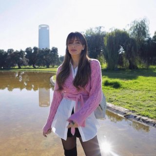 Women's Cable Knit Wrap Cardigan Elegant 100% Polyester Self Tie Waist V Neck Long Sleeve Solid Color Sweater For Daily Casual Wear