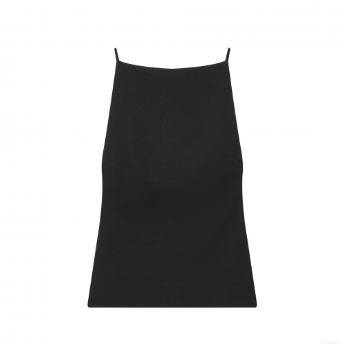 Women's Sexy Slim Fit Backless Camisole Top With Oversized Contrast White Bow Elegant Sleeveless Summer Streetwear Party Clubwear Acrylic Tank Top