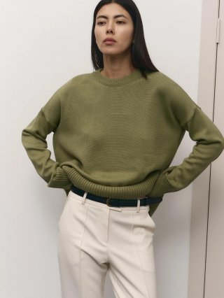 Women Sexy Backless Round Neck Knit Sweater Acrylic Viscose Blend Long Sleeve Solid Color Hollow Out Pullover Casual Fashion Soft Breathable Knitwear Top