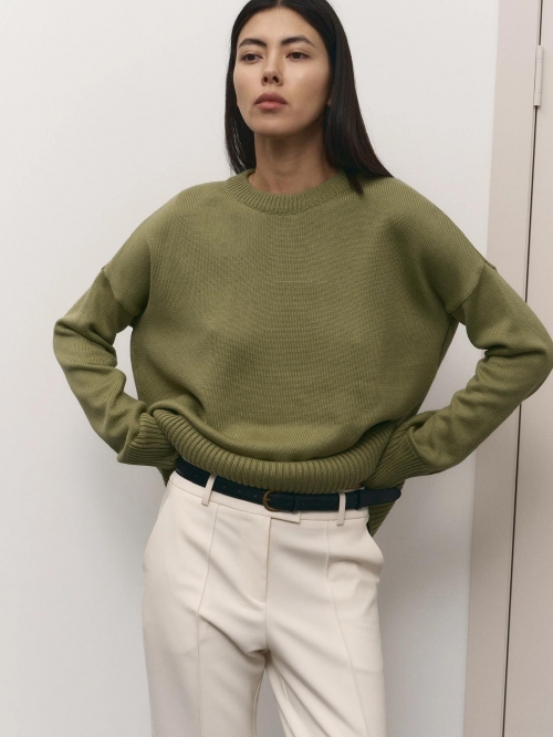 Women Sexy Backless Round Neck Knit Sweater Acrylic Viscose Blend Long Sleeve Solid Color Hollow Out Pullover Casual Fashion Soft Breathable Knitwear Top