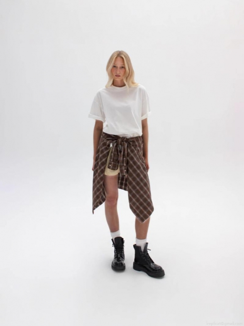 Women's Casual Cotton Blend Rhinestone T-Shirt Oversized Loose Short Sleeve Round Neck Graphic Tee With Cross Too Much Lettering For Summer Streetwear